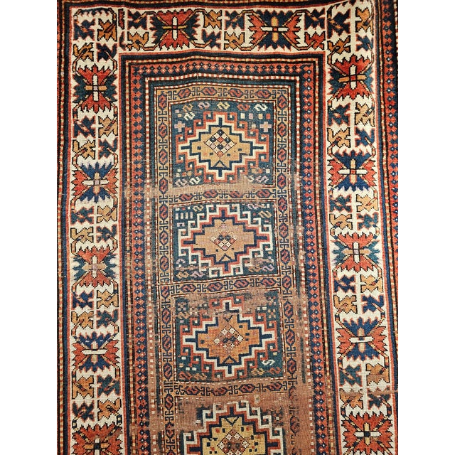 Late 19th Century Late 19th Century Kazak Rug For Sale - Image 5 of 10
