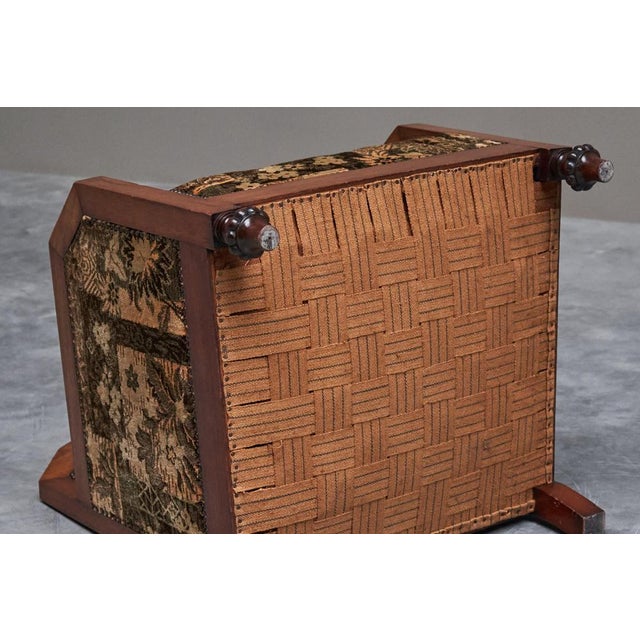 Set of Art Deco Armchairs in Wood and Tapisserie, 1920s For Sale - Image 13 of 15