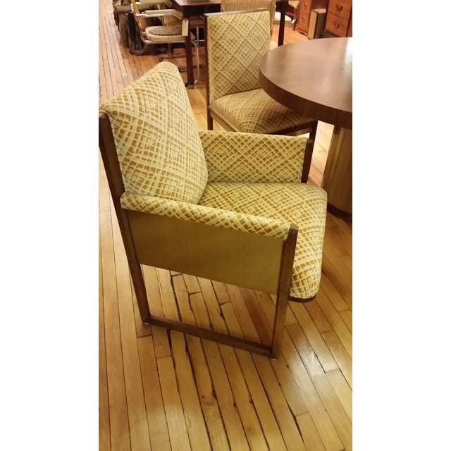 1977 Mount Airy Furniture Company Dining Room Table and Chairs Set of