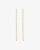 Illuminate your tabletop with a set of two Flora Tapers in Fawn. Each taper features a delicate floral- inspired carving,...