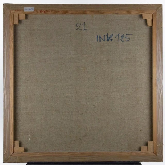 Contemporary Leo Guida, Butchers Shop, Original Oil Paint on Canvas, 1983 For Sale - Image 3 of 4