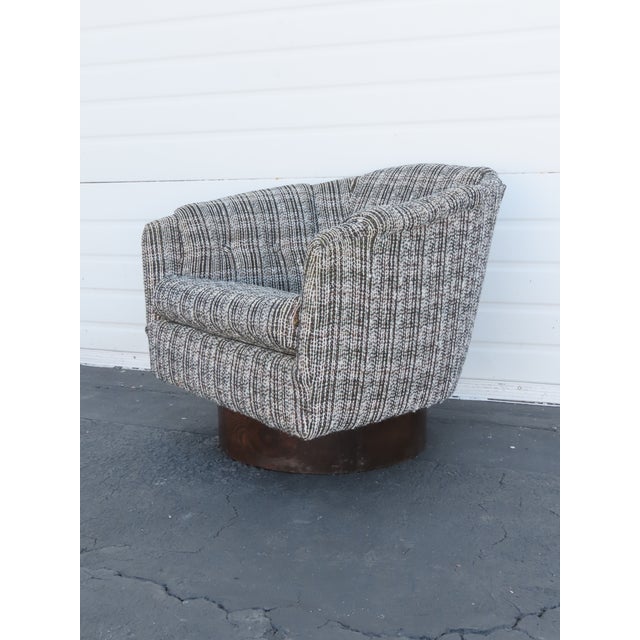 Carsons Milo Baughman Style Mid Century Modern Swivel Side Chairs a Pair 6423 For Sale - Image 16 of 18