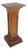Large Neo-Gothic Pedestal in Oak For Sale