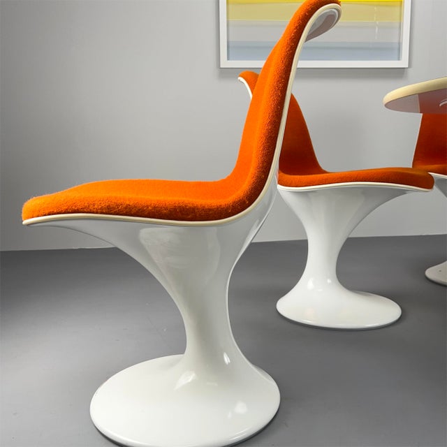 Space Age Dining Group with Table by Markus Farner & Walter Grunder for Herman Miller, 1960s, Set of 6 For Sale - Image 11 of 18