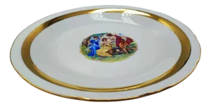 Pre-War Plate with Mythology Scene, Czechoslovakia, 1890s