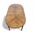 Vintage Bookmatched Veneer Oval Extension Dining Table For Sale In Los Angeles - Image 6 of 18