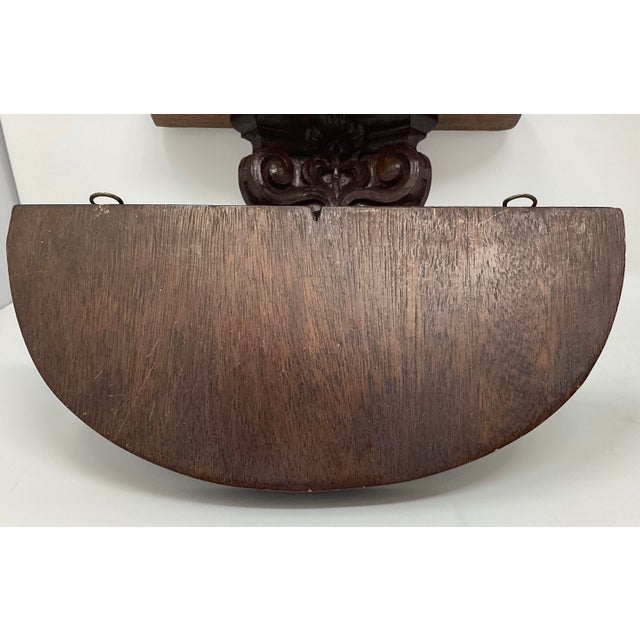Traditional Pr. Wall Brackets From Architectural Salvage 19th C Column Covers For Sale - Image 3 of 4