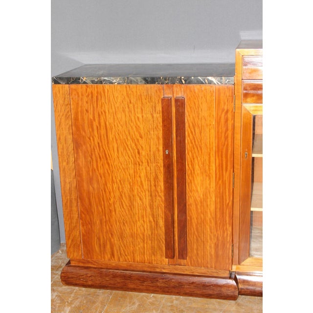 Wood Art Deco Mahogany Sideboard, 1930 For Sale - Image 7 of 17