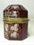Ruby Red Antique Etched Bohemian Glass Box For Sale - Image 8 of 11