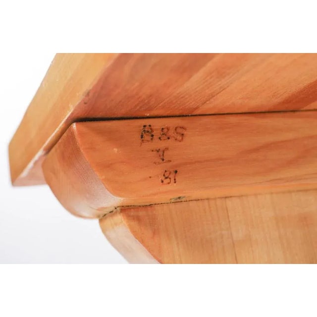 Small Solid Pine Bench Coffee Table, 1980s, Sweden For Sale - Image 11 of 12