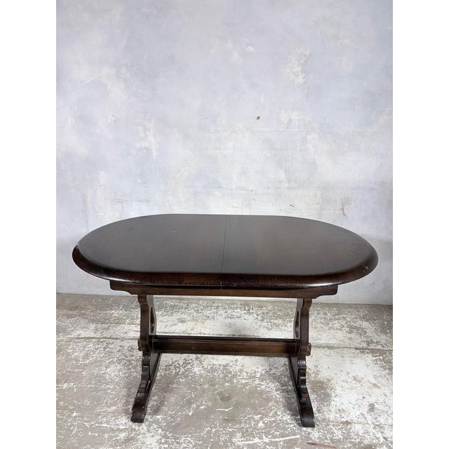 Vintage Elm Oval Extending Dining Table from Ercol For Sale - Image 11 of 13