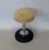 Wood Small Art Deco Stool in Original Fabric For Sale - Image 7 of 7