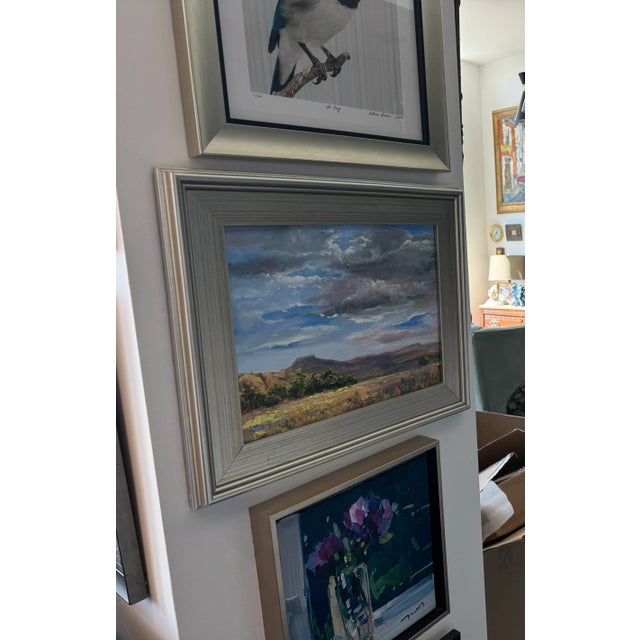 Original Doris Mady Post Impressionist Landscape Plein Air, Framed For Sale - Image 4 of 6