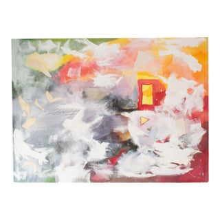 Mixed Media Painting and Collage by Anthony Lewis Popcheff For Sale