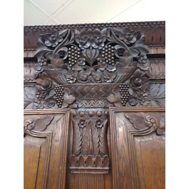 Antique French Normandy Armoire For Sale - Image 9 of 10