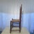 American Early American Red Painted Cane Seat Ladder Back Chair For Sale - Image 3 of 12
