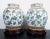 Chinese Pair of Chinese Porcelain Covered Ginger Jars For Sale - Image 3 of 12