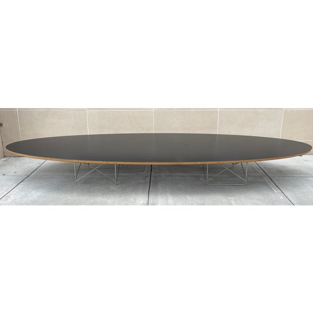 Nicknamed the “surfboard table,” the Elliptical Table (1951) reveals the playfulness in the work of designers Charles and...
