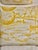 Saffron Contemporary Custom Schumacher “Modern Toile” Yellow 18” Pillows With Down Inserts - A Pair For Sale - Image 8 of 10