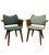 Vittorio Nobili Mid 20th Century Pair of Side Chairs Attributed to Vittorio Nobili For Sale - Image 4 of 7
