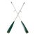 Vintage Painted Wooden Oars Pair For Sale