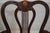 Set of 8 John Widdicomb Mahogany Inlaid Lyre Back Dining Chairs W. New Upholstery For Sale In Philadelphia - Image 6 of 18