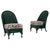 20th Century French Lloyd Loom Chairs With Upholstered Seats - A Pair For Sale - Image 15 of 18