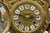 Vintage French Louis XV Style Brevettato Italy Brass & Marble Figural Clock Set For Sale In Philadelphia - Image 6 of 16