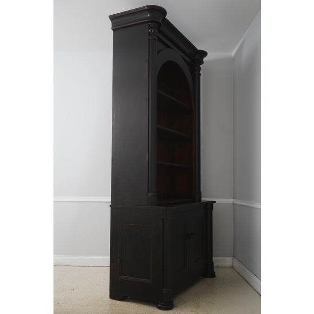 Age: Approx: 20 Years Old Details: Factory Distressed Adjustable Shelves Pegged Construction Large Impressive Cabinet See...