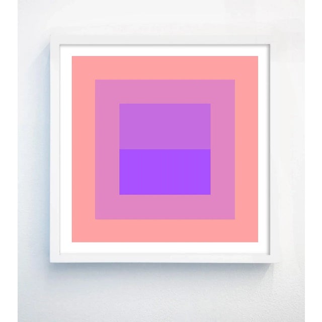 Not Yet Made - Made To Order Pastel Geometric Print Set of 4 - 24" X 24" For Sale - Image 5 of 8