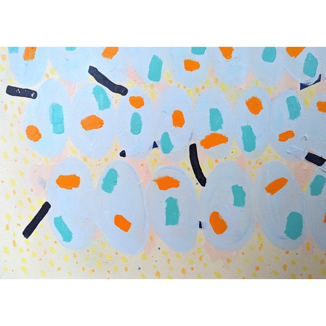 Textile Peter Healy "Bouquet" Contemporary Colorful Vibrant Abstract Geometric Painting, 2023 For Sale - Image 7 of 10