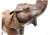 Animal Skin Mid Century Striding Leather Elephant For Sale - Image 7 of 12