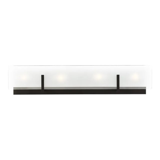 Modern Sean Lavin By Visual Comfort Studio Syll 4-Light Bath Fixture in Midnight Black For Sale - Image 3 of 3