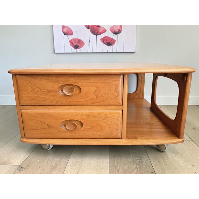 Mid-Century Modern Pandora Coffee Table in Blonde Elm by Lucian Ercolani for Ercol, 1980s For Sale - Image 18 of 18