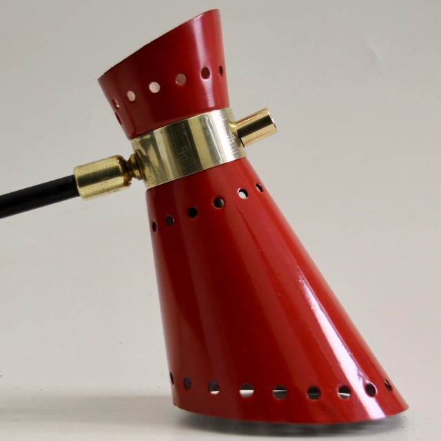 Mid-Century Diabolo Sconce, 1950s For Sale - Image 6 of 14