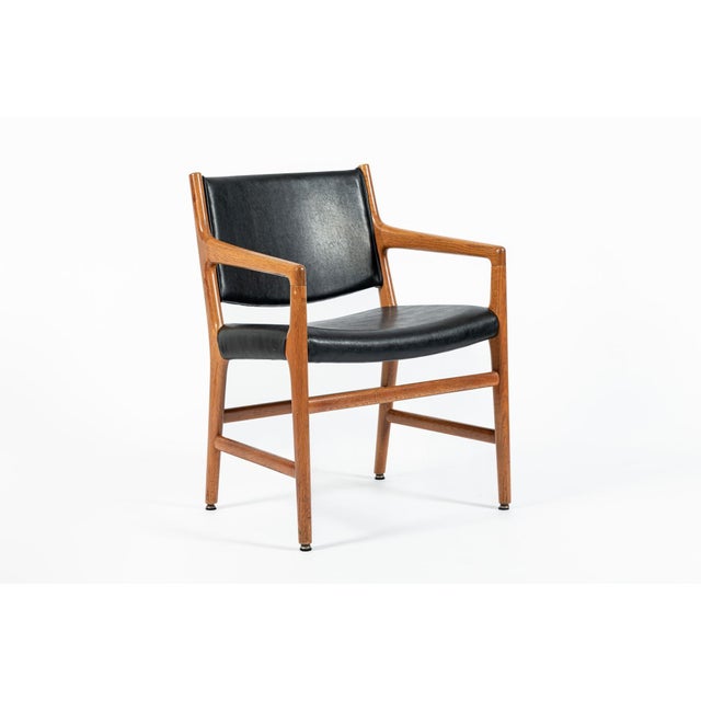 Hans J. Wegner Jh507 Oak Dining Armchairs for Johannes Hansen (Attr.), Set of 6, Denmark, Circa 1965 For Sale - Image 11 of 18