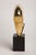 A contemporary non-figurative bronze, its form abstracted into a single sweeping, fan-like volume that rises and unfurls...