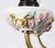 Porcelain and Brass 4-Light Chandelier For Sale - Image 11 of 14