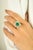 Make a bold statement with this stunning 18K yellow gold ring, showcasing a vibrant 2.06 carat emerald-cut emerald as its...