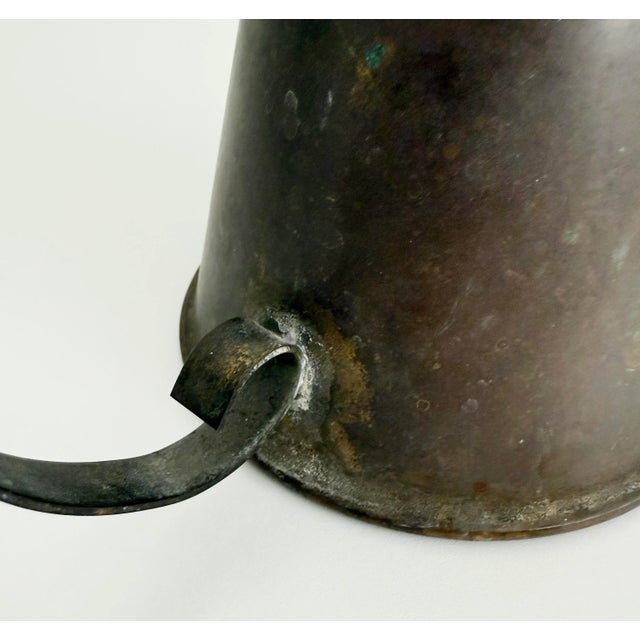 Vintage Brass Watering Can For Sale - Image 4 of 8