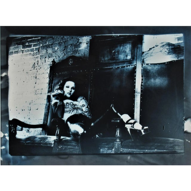 This photograph "Untitled, Gothic Style Woman " c.1980 is an original gelatin silver print by famous German photographer...