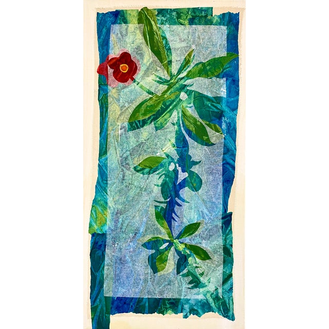 Maria Donata Papadia, Crown-of-Thorns, Mixed Media Paper Collage For Sale - Image 10 of 10