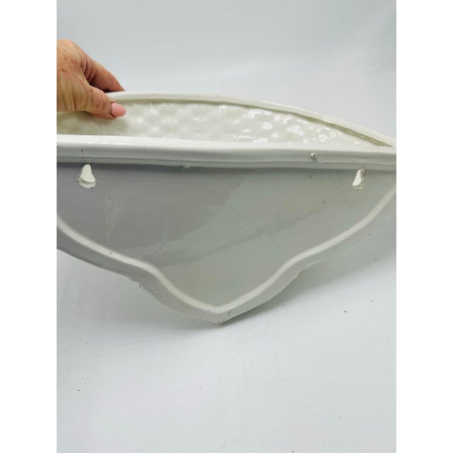 1970s Vintage Ceramic Wall Pocket For Sale - Image 5 of 6