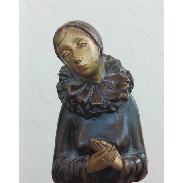 Sad and lovely, Pierrette, the female version of the Comedia del Arte character Pierrot, is usually depicted as a...