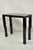 Chinese Ming James Mont Style Black Lacquer Sofa Hall Console Tables - Pair For Sale - Image 10 of 11