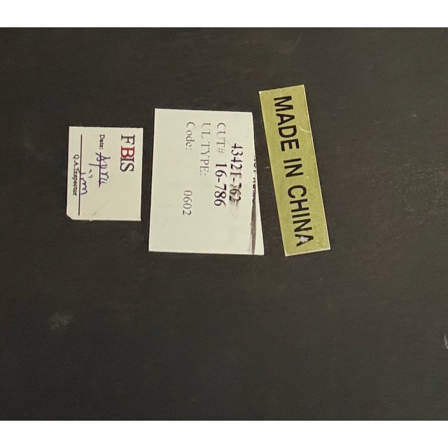 Late 20th Century 116" Long Oval Dining Table With Two 20" Removable Leaf Extensions For Sale - Image 14 of 14