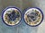 Vintage Polish Hand Painted Ceramic Bowls - Set of 2 For Sale In West Palm - Image 6 of 12