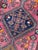 Textile Antique Heriz Runner in Pink, Peacock Teal, Cantaloup, & Dirty Olive Rug 3.3 x 14 For Sale - Image 7 of 14
