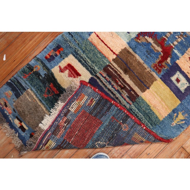 Tribal Persian Gabbeh Rug For Sale - Image 10 of 18
