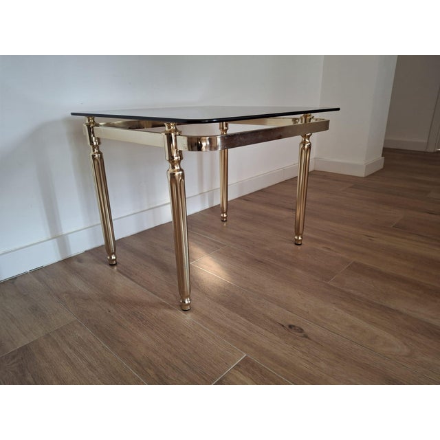 Brass Coffee Table, 1970s For Sale - Image 6 of 11
